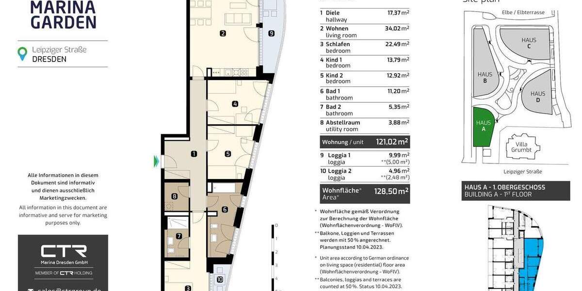 Etagenwohnung Dresden Leipziger Vorstadt - 4 Zimmer, 752.600&euro; | Angebot:26244493
