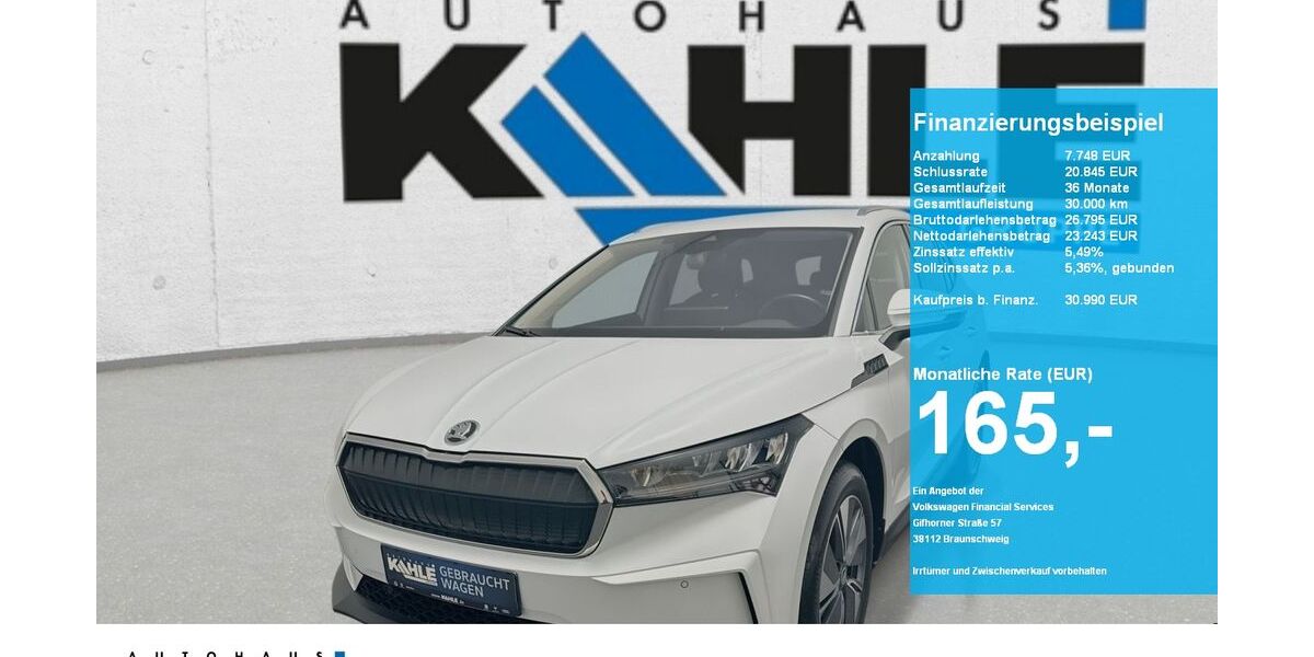 Skoda Enyaq 58.000 km 30.990 &euro; Nienburg 31582