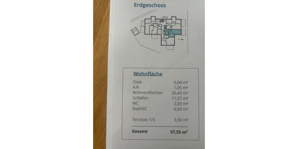 Erdgeschoßwohnung Oberhaching Deisenhofen - 2 Zimmer, 57 m&sup2;, 1.580&euro; | Angebot:26277312