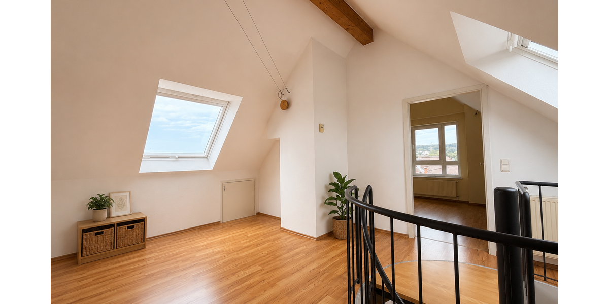 *Schöne DG-Maisonnette-Whg. mit gr. Terrasse und Fernblick* - Maisonettenwohnung Hofheim am Taunus | Angebot:27250189
