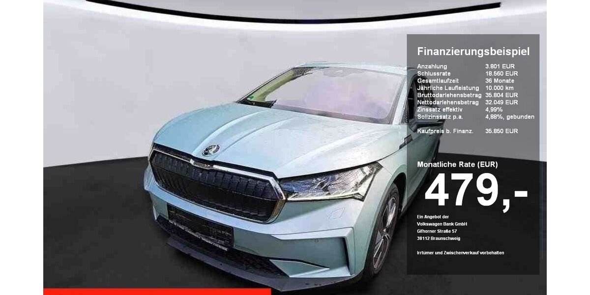 Skoda Enyaq 22.687 km 34.750 &euro; Regensburg 93055