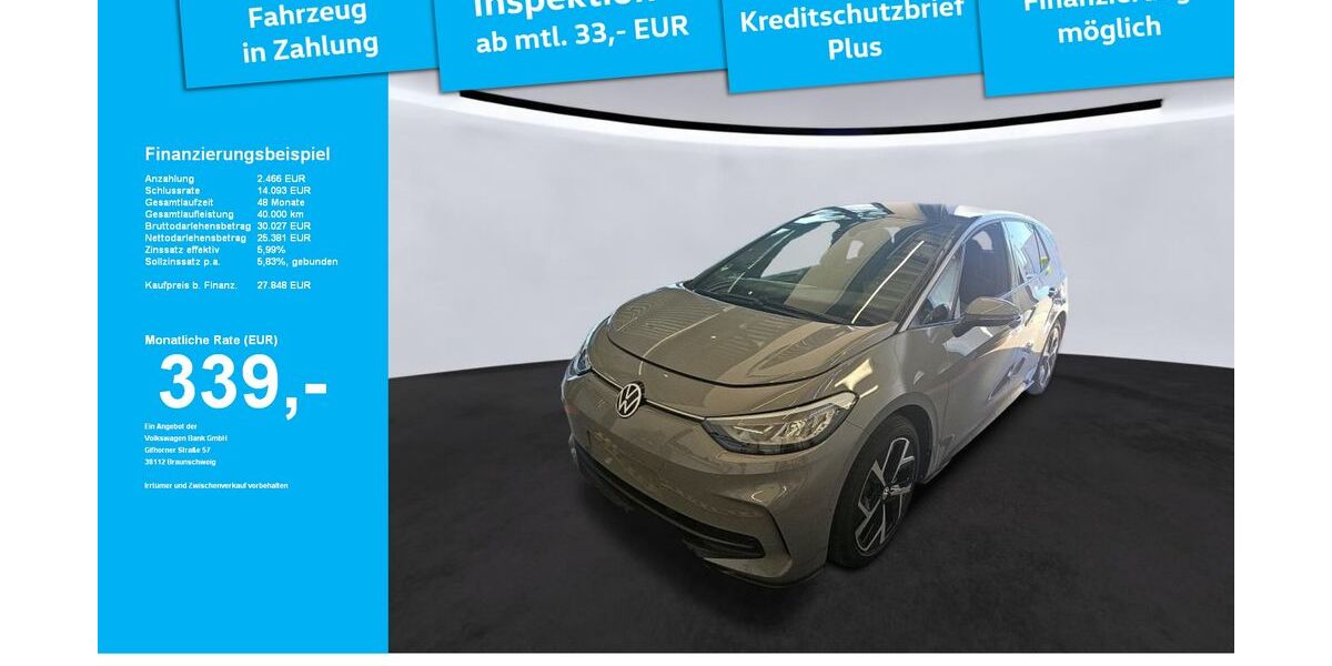 VW ID.3 27.480 km 27.848 &euro; Memmingen 87700