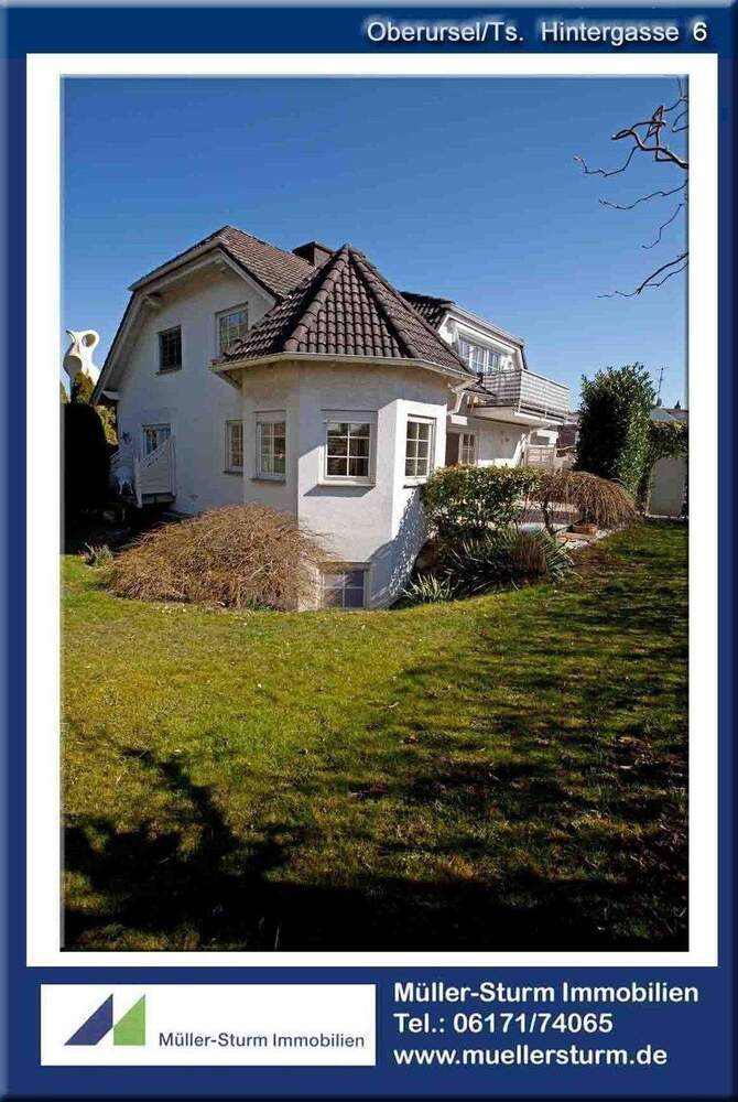 OBERURSELTs. Große EG-Wohnung mit riesigem Garten (Im 2-FH!!)