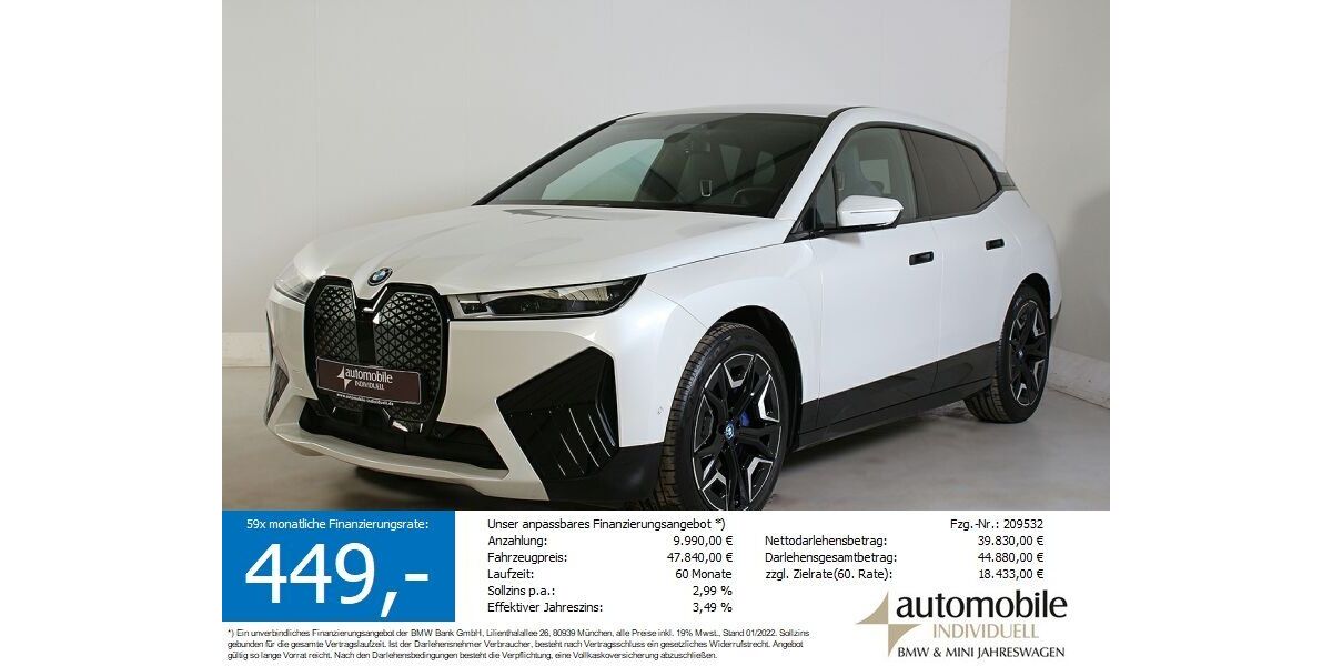 BMW iX 13.900 km 46.430 &euro; Paderborn 33100