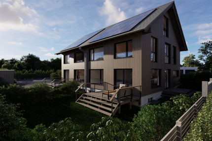 Vermietung 2 DHH, hochwertig ökologische Holzbauweise -Erstbezug- 6 zimmer