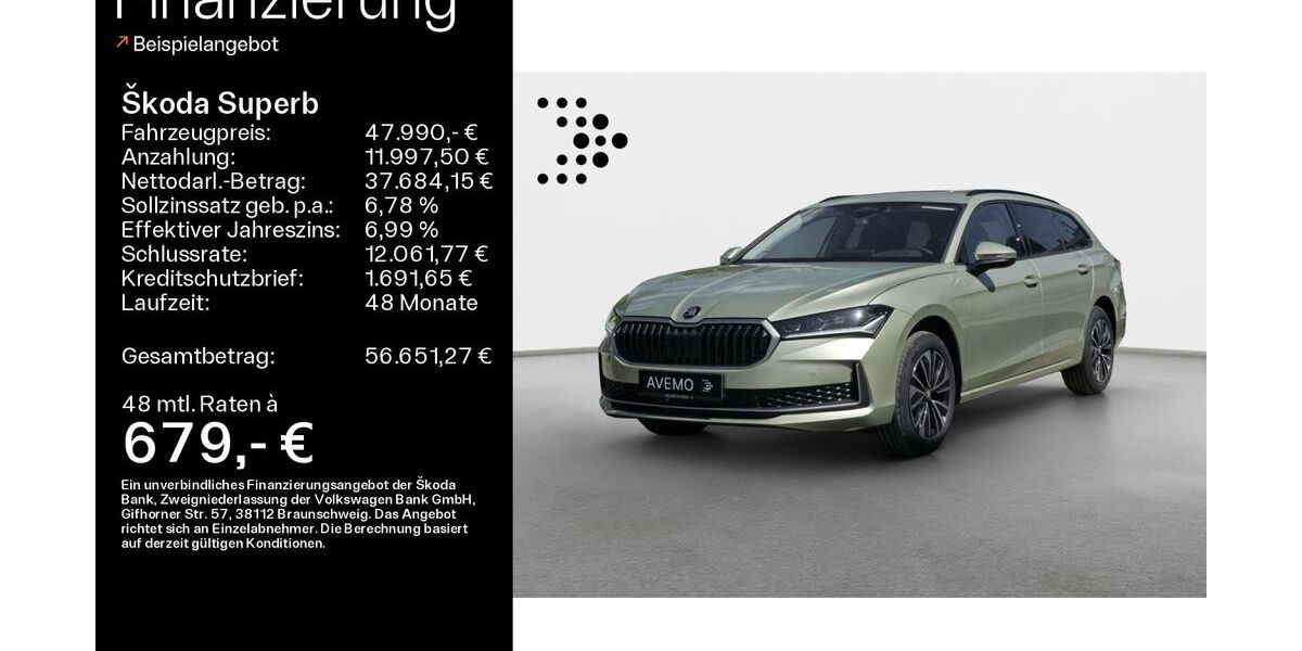Skoda Superb 19.990 km 47.990 &euro; Coburg 96450