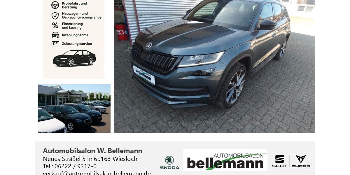 Skoda Kodiaq 83.100 km 27.990 &euro; Wiesloch 69168