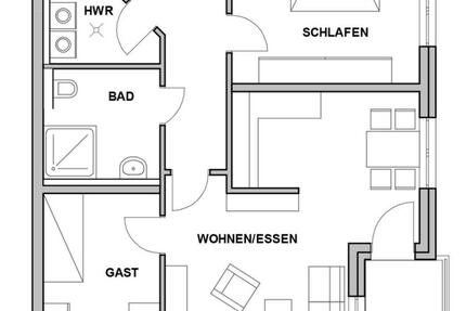 Wohnung Gummersbach Berstig Süd - 3 Zimmer, 83 m&sup2;, 198.000&euro; | Angebot:24996366