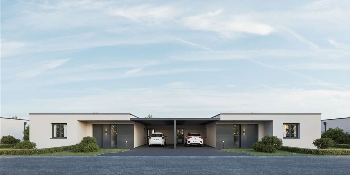 Neubau: Doppelhaus im modernen Bungalow Stil, KfW 55, mit Betreuungskonzept möglich - Doppelhaushälfte Steyerberg | Angebot:25925771