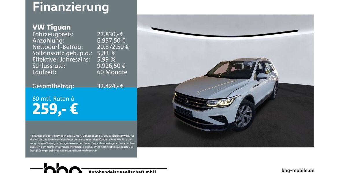 VW Tiguan 71.802 km 27.830 &euro; Bühl 77815