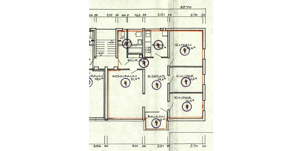 Etagenwohnung Leonberg - 4 Zimmer, 93 m&sup2;, 415.000&euro; | Angebot:26443436