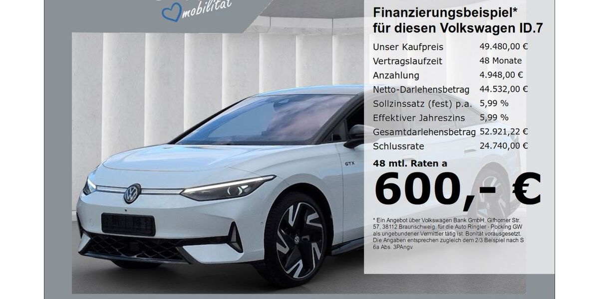 VW ID.7 9.318 km 48.480 &euro; Pocking 94060