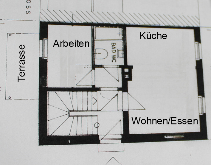 Reiheneckhaus stadtnah und ruhig 3 zimmer