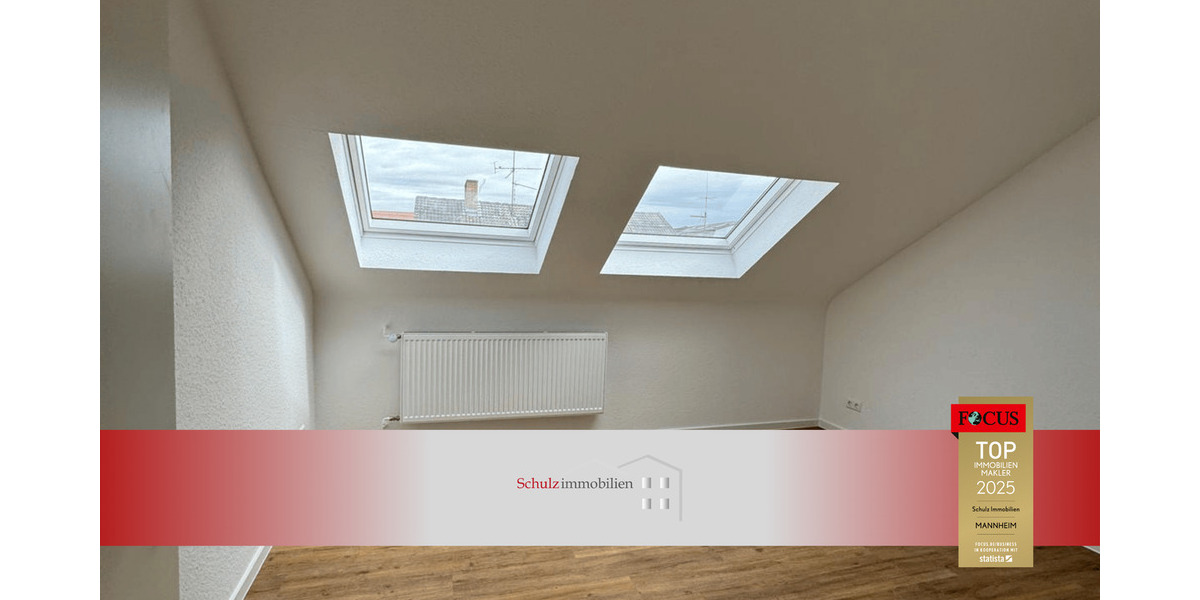 Kernsaniert: 2-Zimmer-Dachgeschosswohnung in gepflegtem Mehrfamilienhaus auf der Parkinsel 2 zimmer