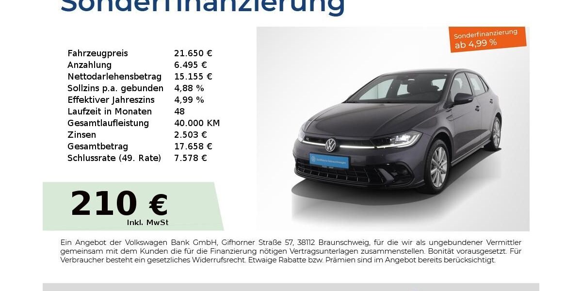 VW Polo 12.561 km 20.940 &euro; Nürnberg 90441