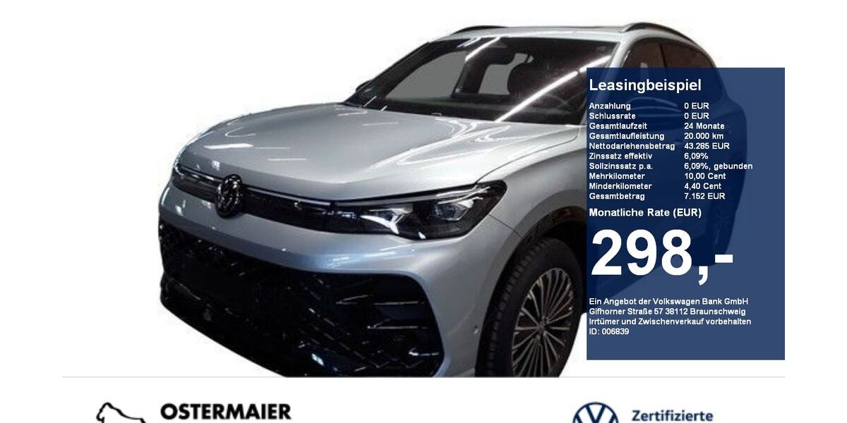 VW Tiguan 29.450 km 43.285 &euro; Mühldorf am Inn 84453