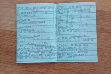 VW T5 Transporter 189.000 km 8.900 &euro; Weddelbrook 24576