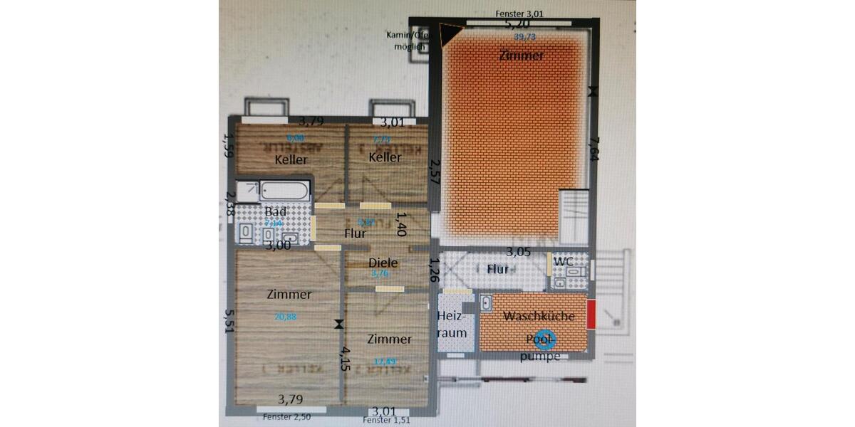 Bungalow Babenhausen - 8 Zimmer, 258 m&sup2;, 2.908&euro; | Angebot:24440575