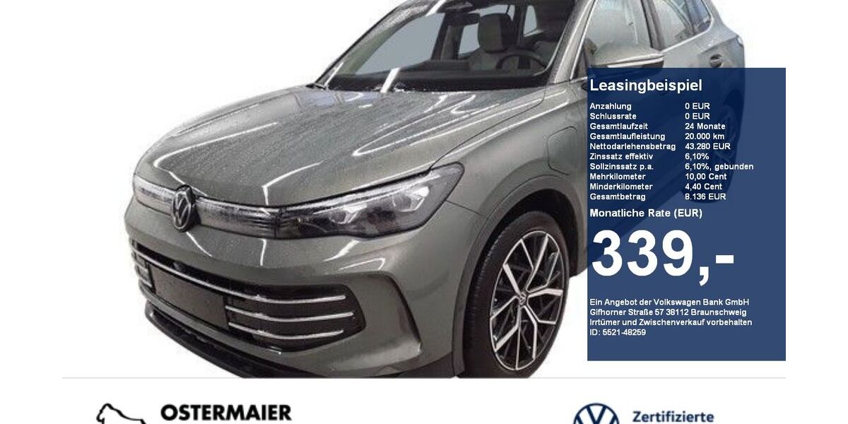 VW Tiguan 5.550 km 43.280 &euro; Mühldorf am Inn 84453