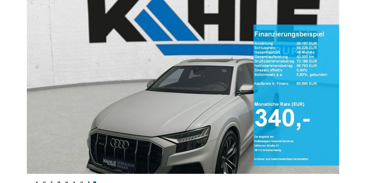 Audi SQ8 22.276 km 82.990 &euro; Wedemark 30900