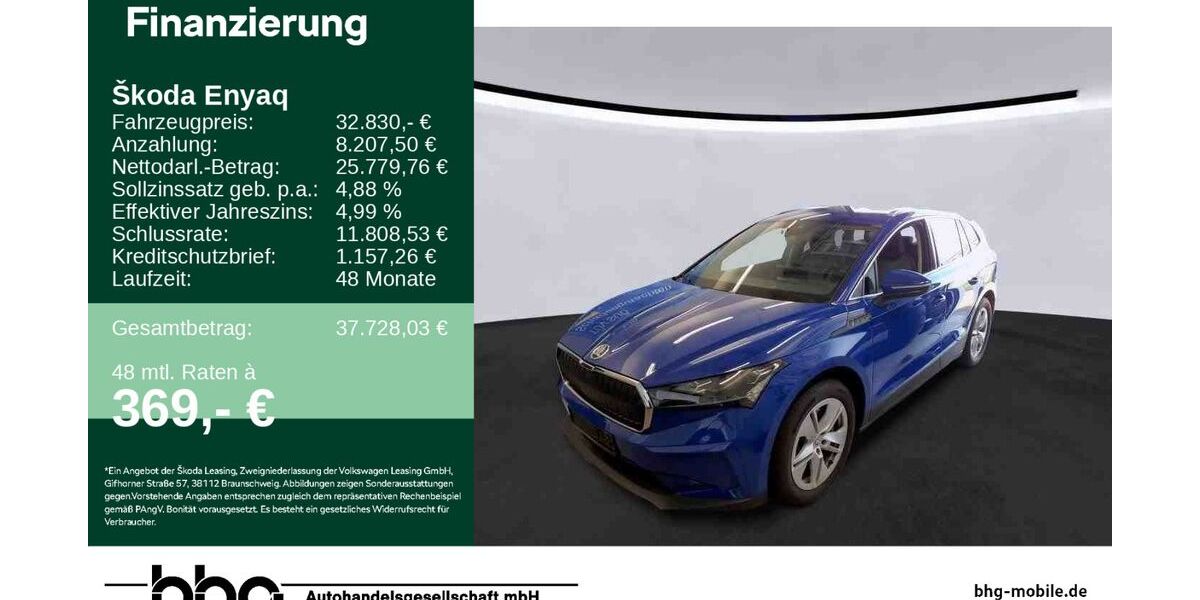 Skoda Enyaq 25.096 km 32.830 &euro; Freiburg 79115