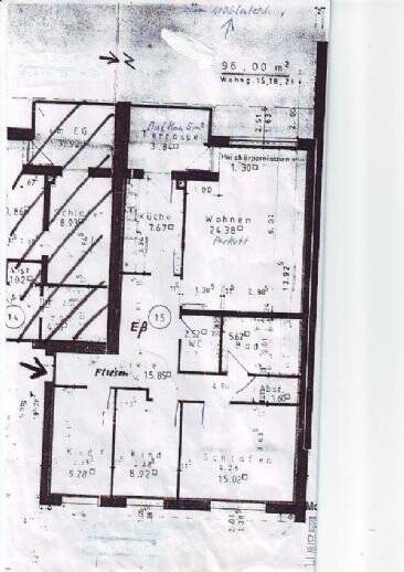 Etagenwohnung Glinde - 4 Zimmer, 95 m&sup2;, 1.295&euro; | Angebot:25703093
