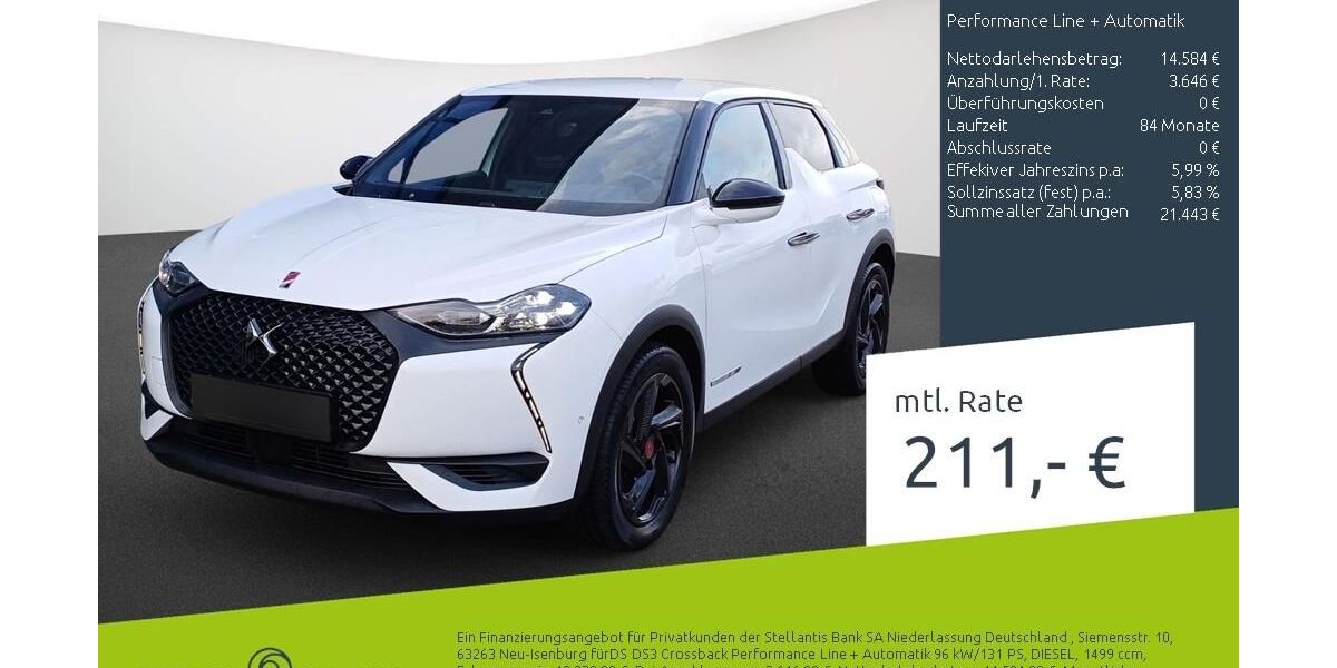 DS Automobiles DS3 Crossback 62.910 km 18.230 &euro; Borken 46325