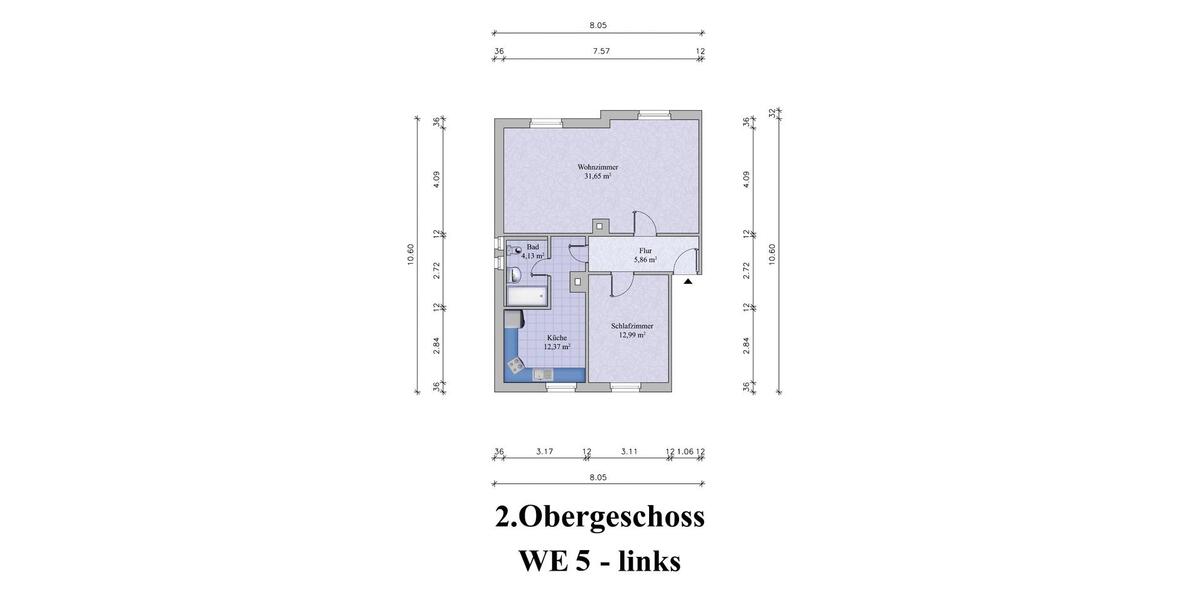 Etagenwohnung Gotha - 2 Zimmer, 67 m&sup2;, 410&euro; | Angebot:26677940
