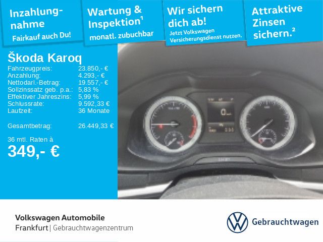 Skoda Karoq 75.000 km 23.850 &euro; Frankfurt 60326