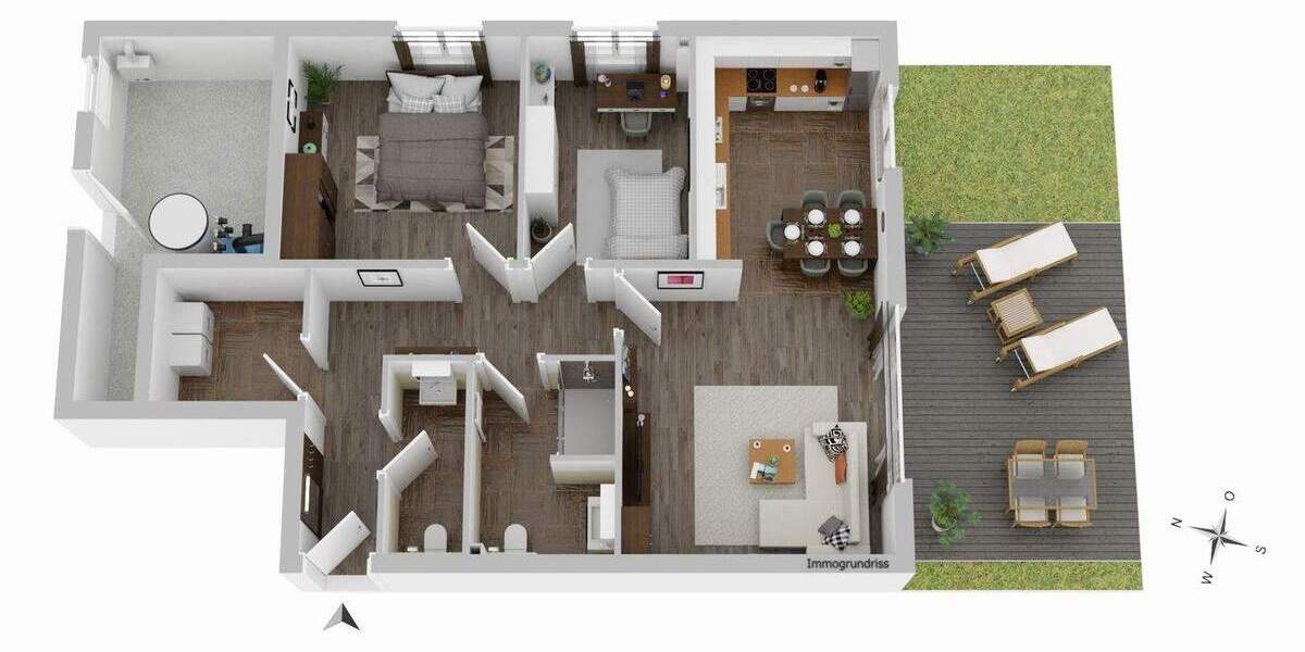 Etagenwohnung Eystrup - 3 Zimmer, 91 m&sup2;, 275.000&euro; | Angebot:25770414