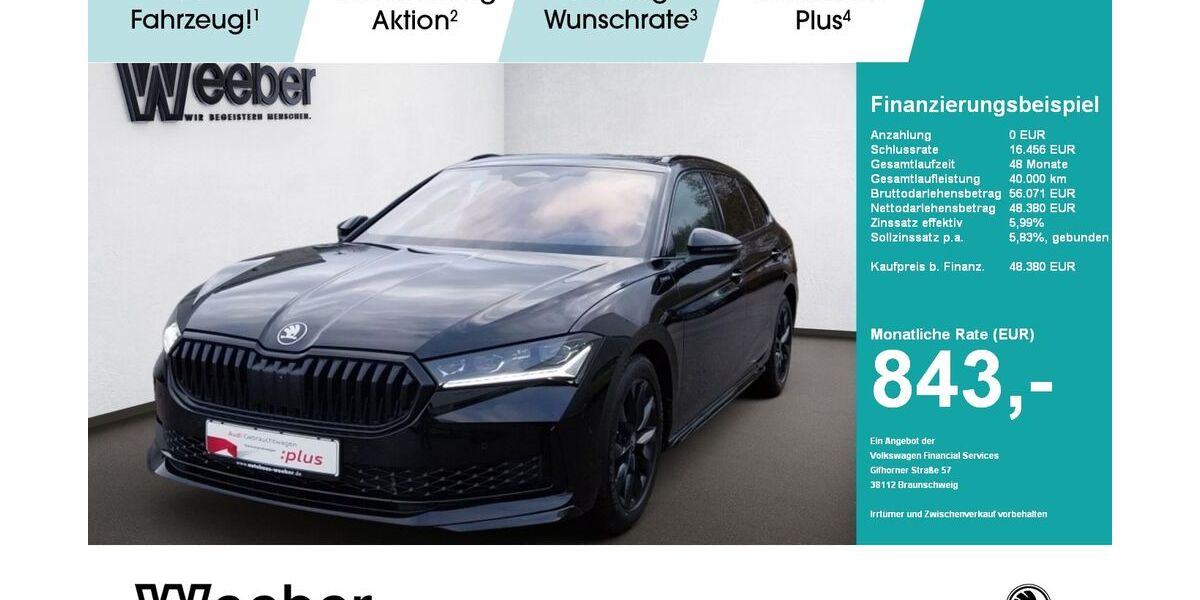 Skoda Superb 4.500 km 47.690 &euro; Herrenberg 71083