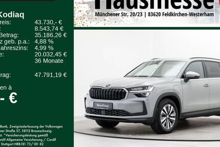 Skoda Kodiaq 16.897 km 43.730 &euro; Feldkirchen/Westerham 83620