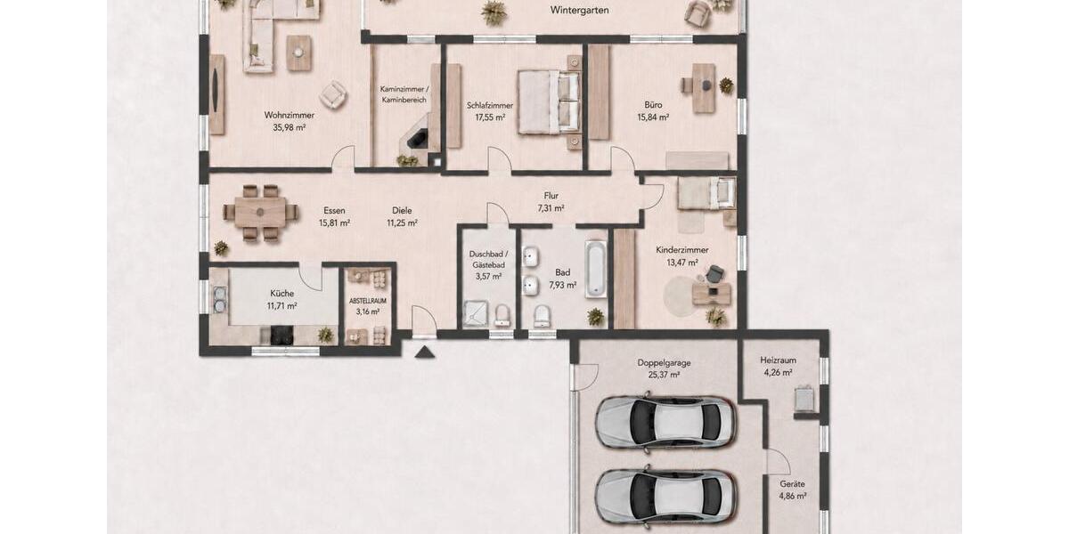Bungalow Dörverden - 5 Zimmer, 141 m&sup2;, 369.000&euro; | Angebot:26876158