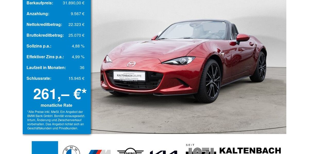 Mazda MX-5 5.600 km 31.890 &euro; Waldbröl 51545