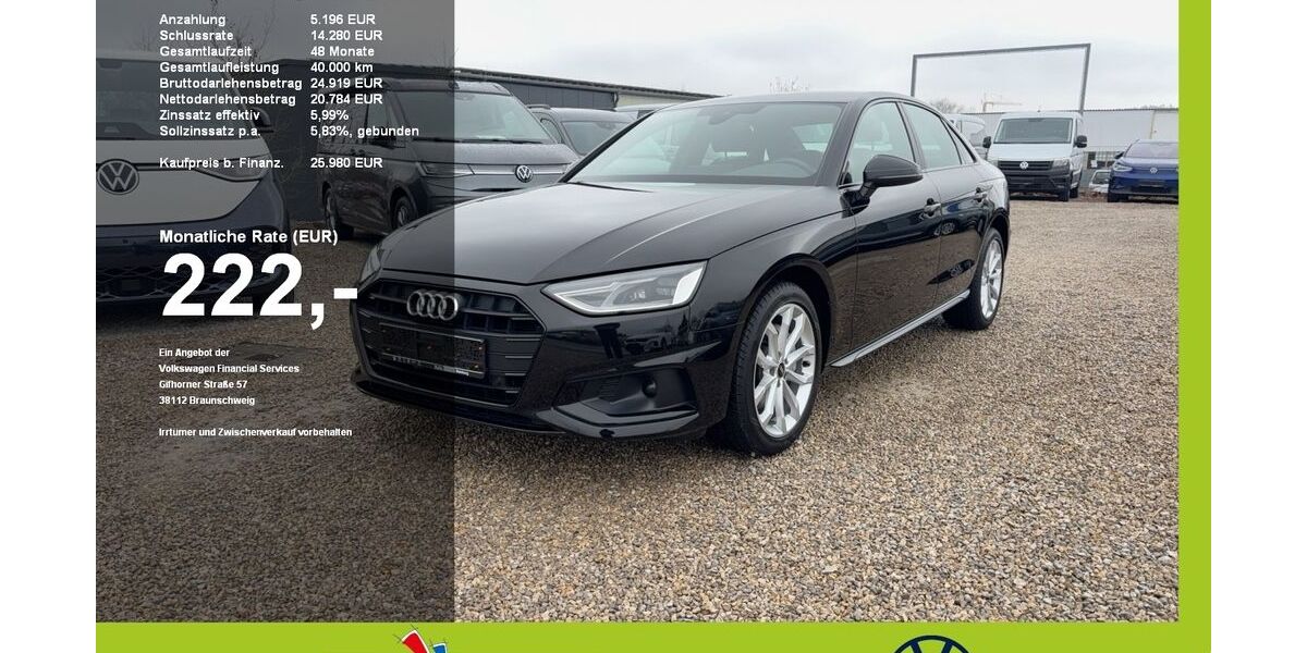 Audi A4 54.652 km 24.980 &euro; Mainburg 84048