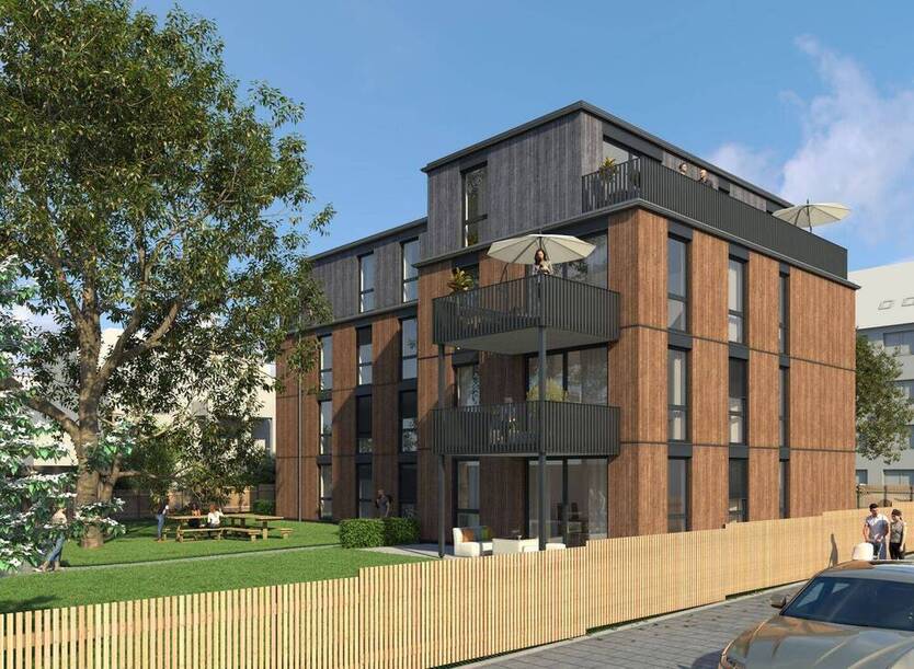 Dresden Neu 4 Zimmerwohnung II.OG Aufzug gr. Balkon KfW40 Luftwärmepumpe Carport uvm.
