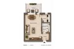 Erdgeschoßwohnung Ingolstadt Nordost - 1 Zimmer, 32 m&sup2;, 135.000&euro; | Angebot:26927135