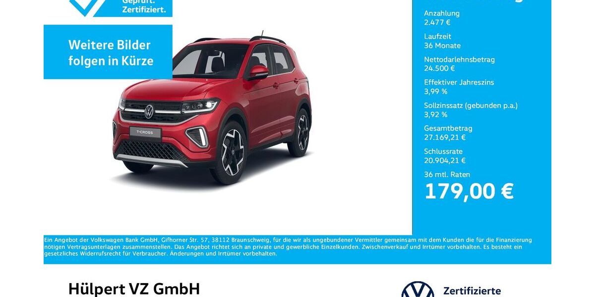 VW T-Cross 7.041 km 26.977 &euro; Dortmund 44379