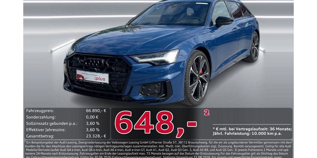 Audi A6 11.824 km 66.890 &euro; Ingolstadt 85057