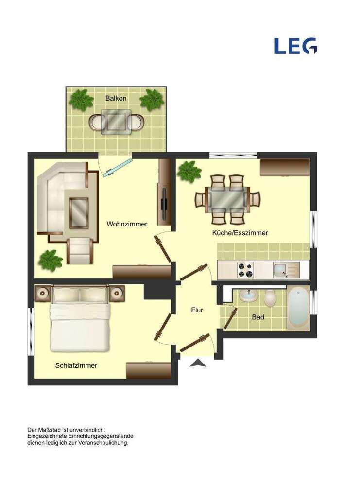 Wohnung zum Mieten in Herford 469 € 46.66 m²