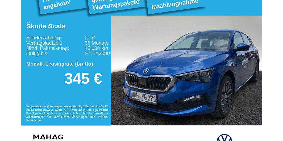 Skoda Scala 3.000 km 25.980 &euro; Dachau 85221