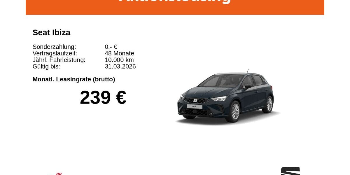 Seat Ibiza 1.500 km 24.990 &euro; Bayreuth 95448