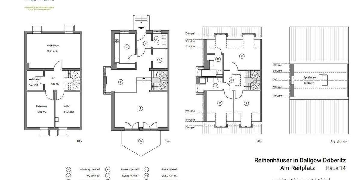 Ohne Käuferprovision - Großzügiges Reihenendhaus vor den Toren Berlins! 4 zimmer