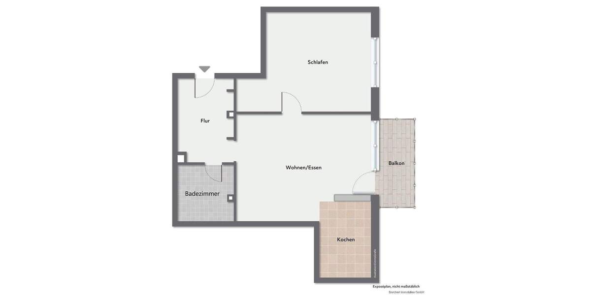 Etagenwohnung Barmstedt - 2 Zimmer, 72 m&sup2;, 235.000&euro; | Angebot:25663034