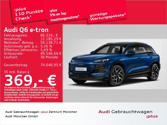 Audi Q6 e-tron 12.945 km 66.324 &euro; Eching 85386