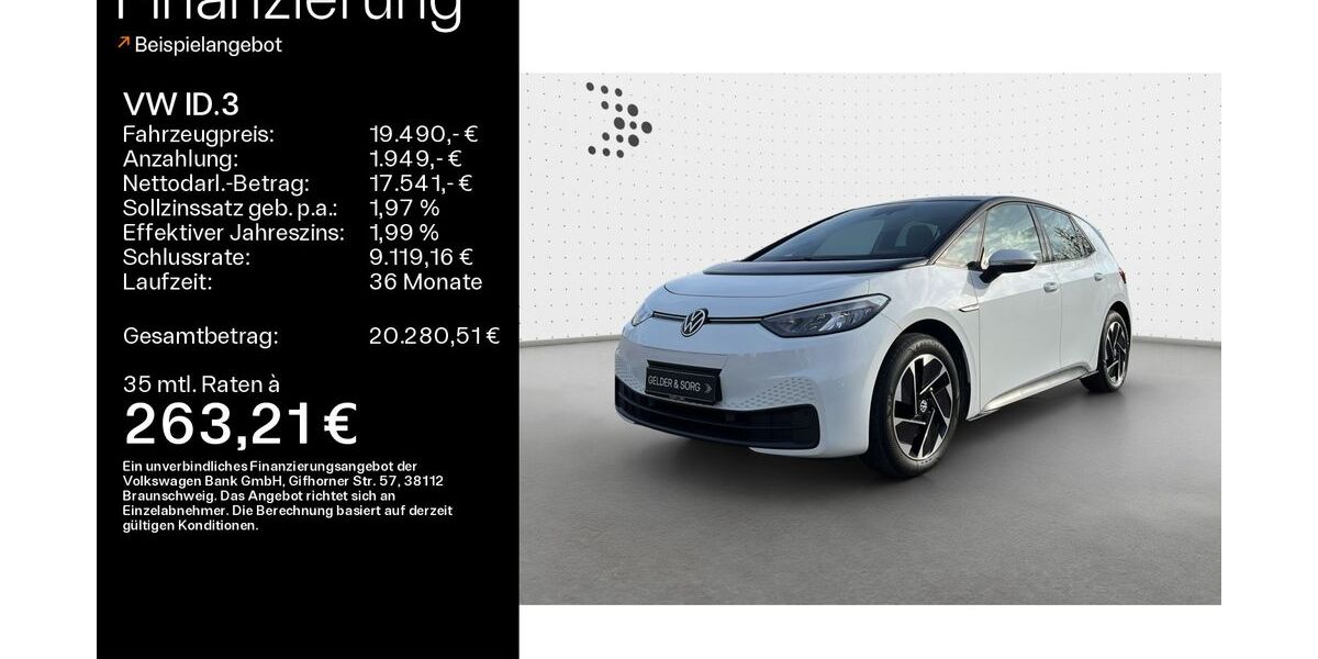 VW ID.3 64.689 km 19.490 &euro; Sand am Main 97522