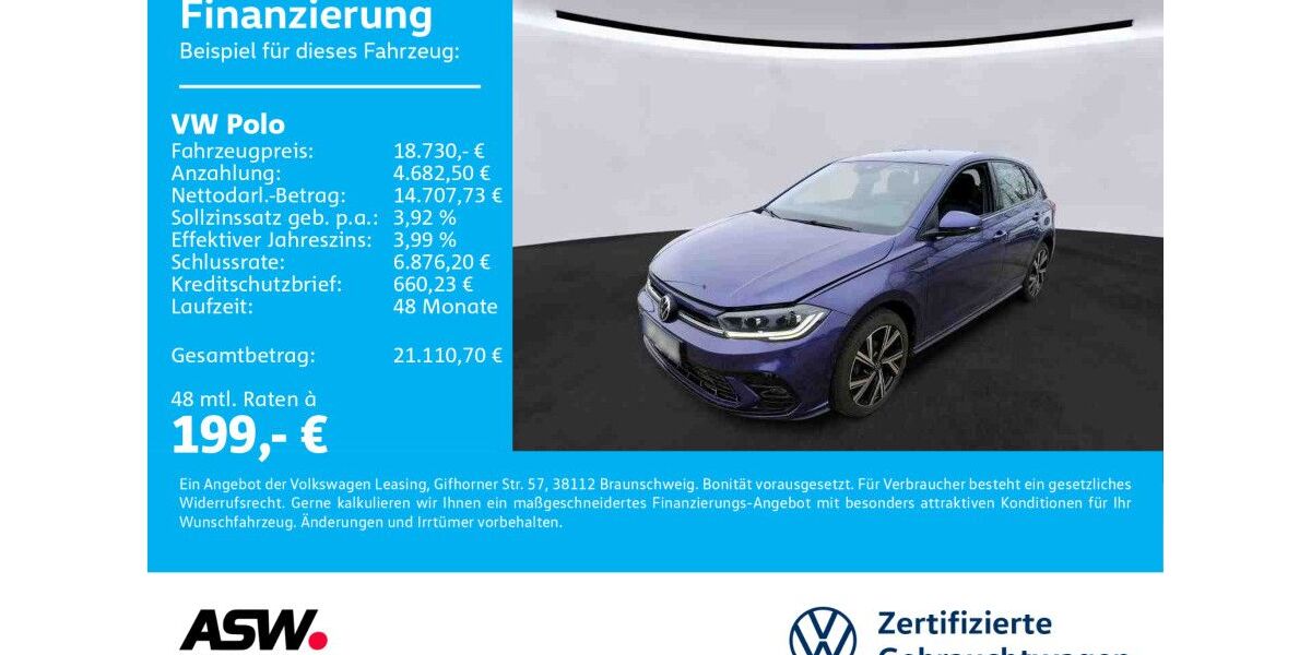 VW Polo 44.500 km 17.430 &euro; Sinsheim 74889