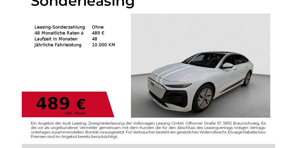 Audi A6 e-tron 4.706 km 55.780 &euro; Erlangen 91058