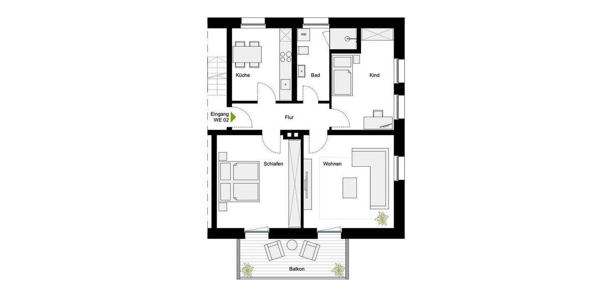 Etagenwohnung Hof Innenstadt - 3 Zimmer, 82 m&sup2;, 230.000&euro; | Angebot:26858203