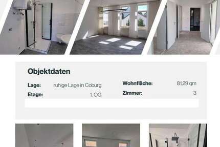 Wohnung Coburg Neuses bei Coburg - 3 Zimmer, 81 m&sup2;, 685&euro; | Angebot:26731838